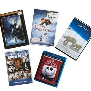 BUNDLE OF 5 CHILDRENS FAVORITE DVDS 
GREAT FOR MOVIE NIGHT OR A LAZY AFTERNOON